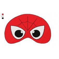 Mask Spider Man Embroidery Design